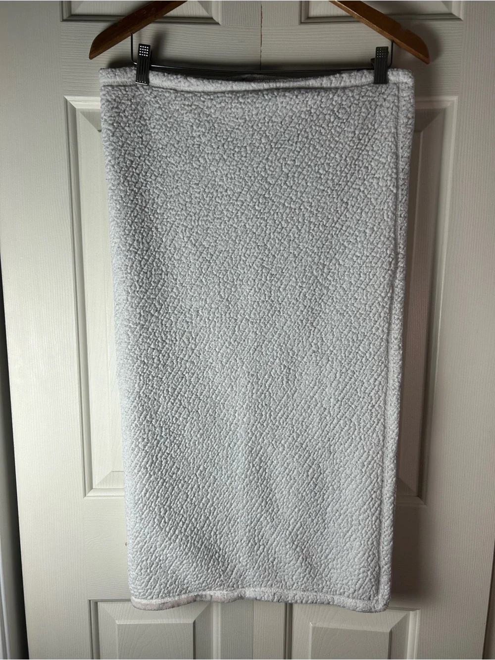 Baby Kiss Pink Gray Elephant Baby Blanket White Sherpa Security Lovey Hearts